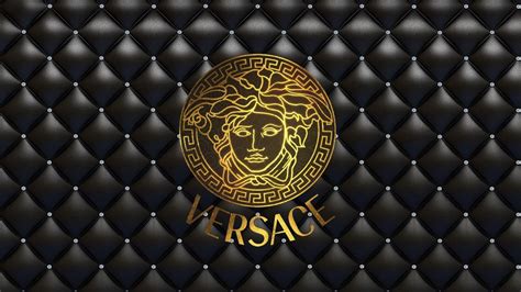 versace logo background.